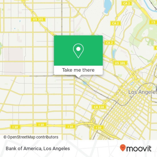 Bank of America map