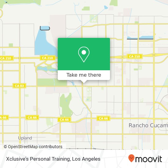 Xclusive's Personal Training map
