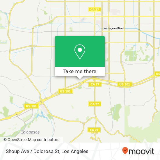 Shoup Ave / Dolorosa St map