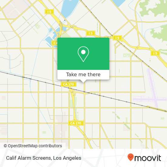 Calif Alarm Screens map