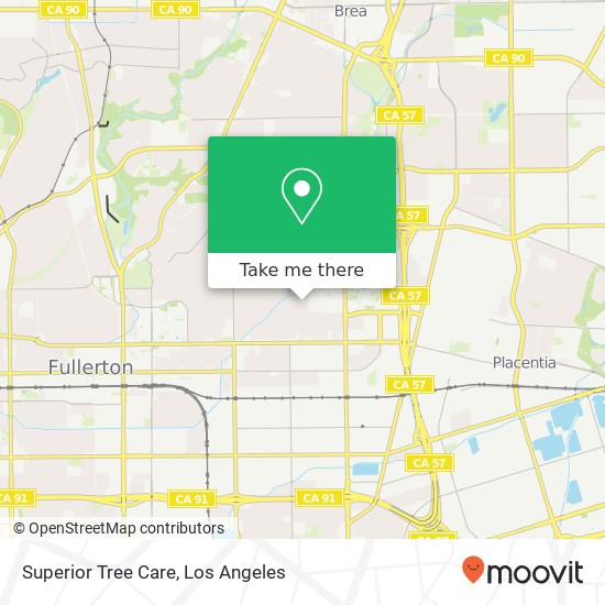 Superior Tree Care map