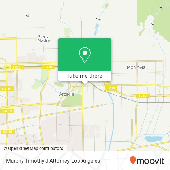 Murphy Timothy J Attorney map