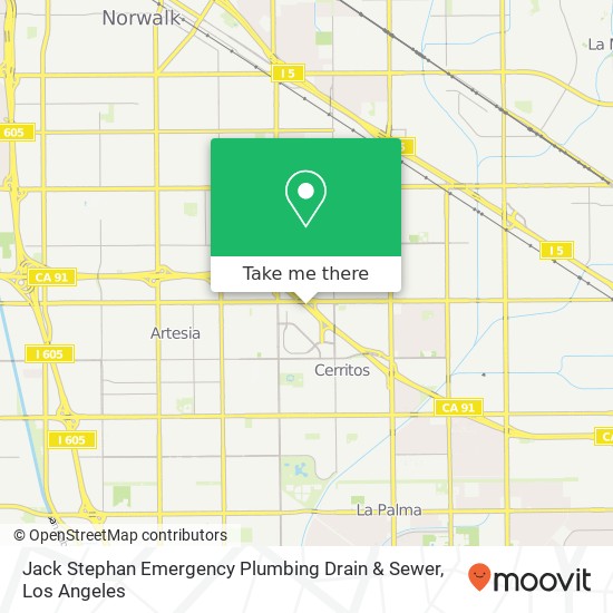 Jack Stephan Emergency Plumbing Drain & Sewer map