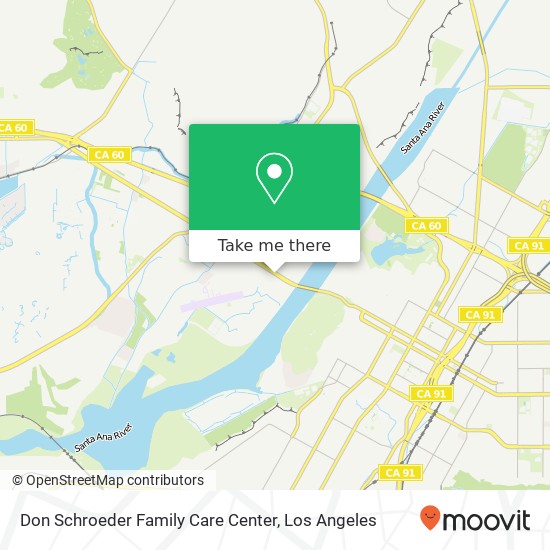 Don Schroeder Family Care Center map