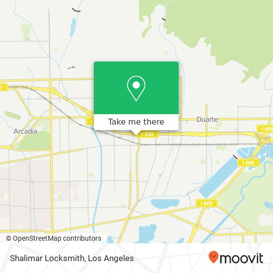 Shalimar Locksmith map