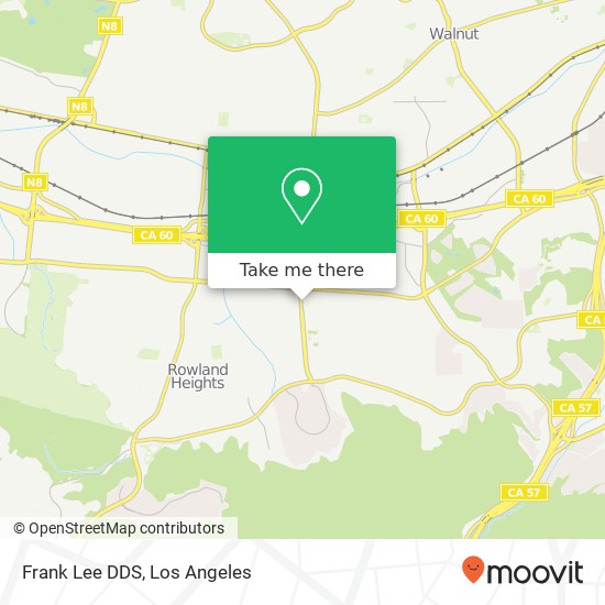 Frank Lee DDS map