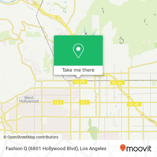 Fashion Q (6801 Hollywood Blvd) map