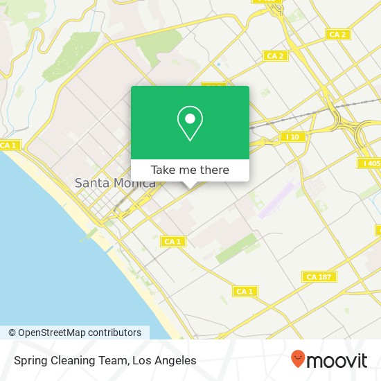 Mapa de Spring Cleaning Team
