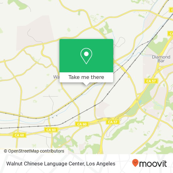 Walnut Chinese Language Center map