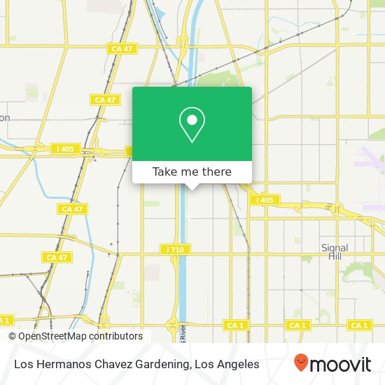 Los Hermanos Chavez Gardening map