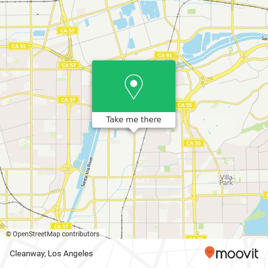Cleanway map