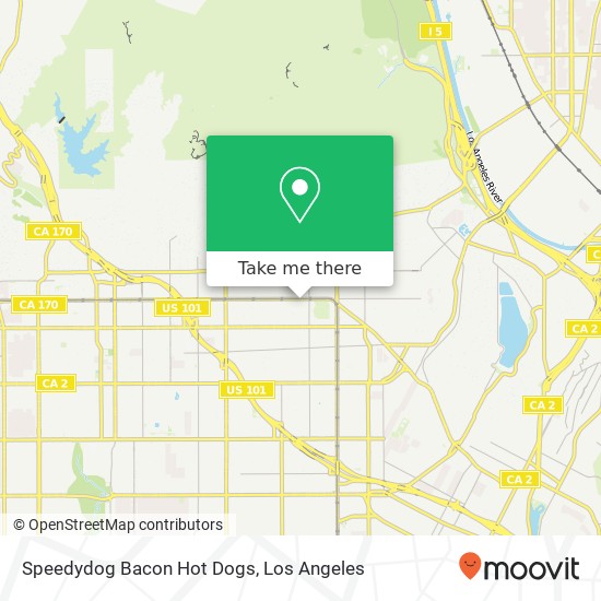 Speedydog Bacon Hot Dogs map