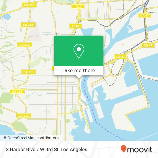 S Harbor Blvd / W 3rd St map