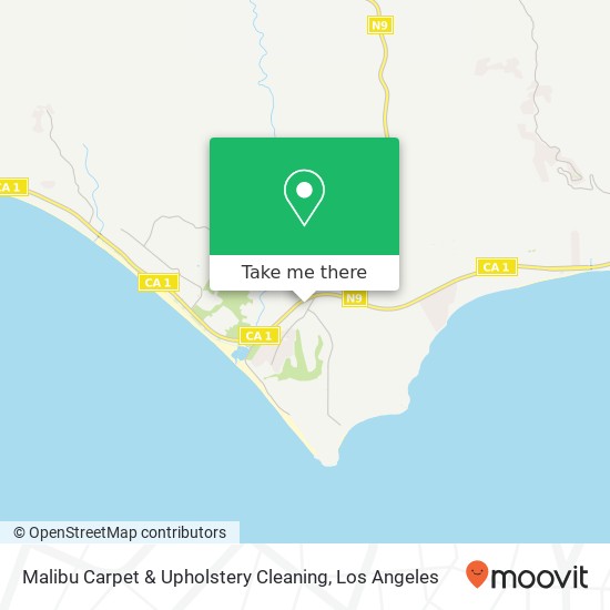 Malibu Carpet & Upholstery Cleaning map