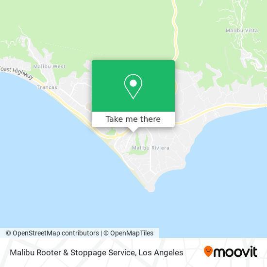 Malibu Rooter & Stoppage Service map