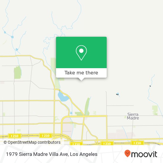 1979 Sierra Madre Villa Ave map
