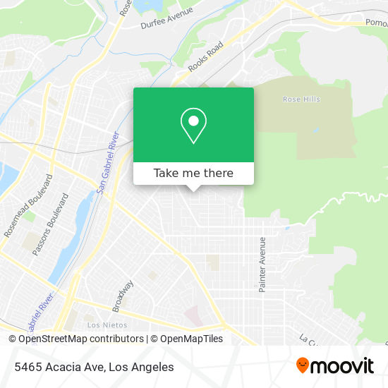 5465 Acacia Ave map