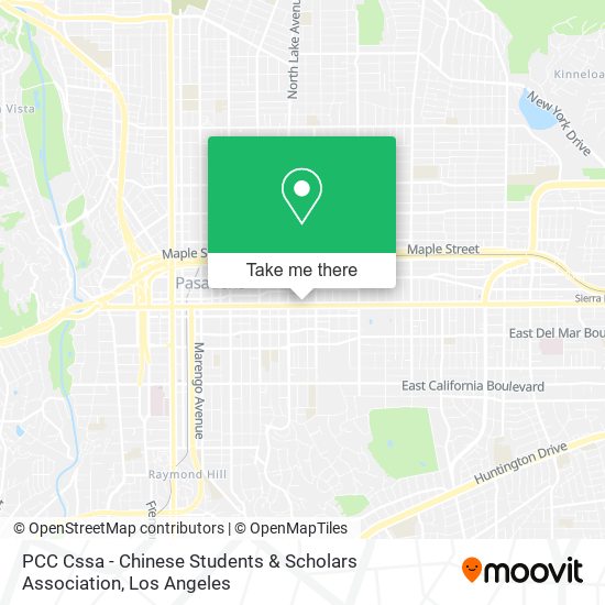 PCC Cssa - Chinese Students & Scholars Association map