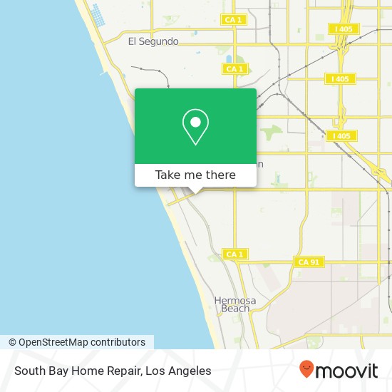 South Bay Home Repair map