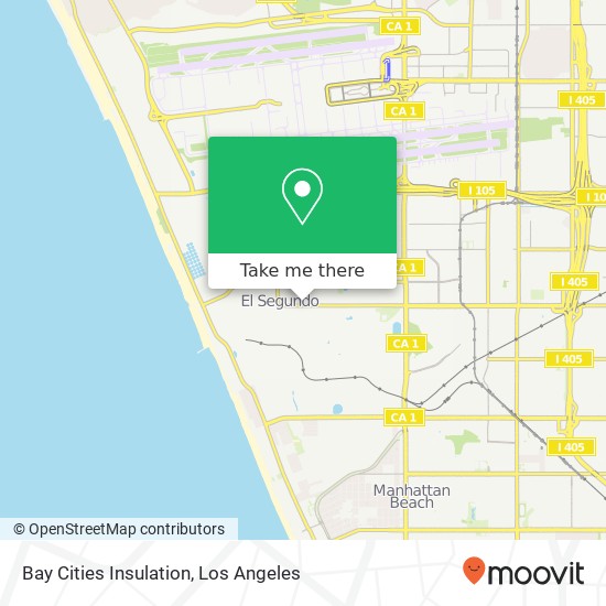 Mapa de Bay Cities Insulation