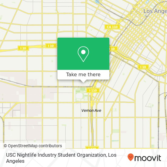 Mapa de USC Nightlife Industry Student Organization