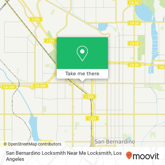 Mapa de San Bernardino Locksmith Near Me Locksmith