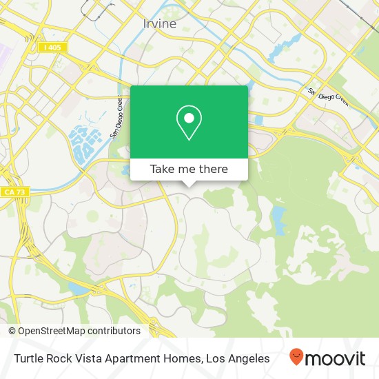 Turtle Rock Vista Apartment Homes map