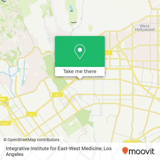 Integrative Institute for East-West Medicine map