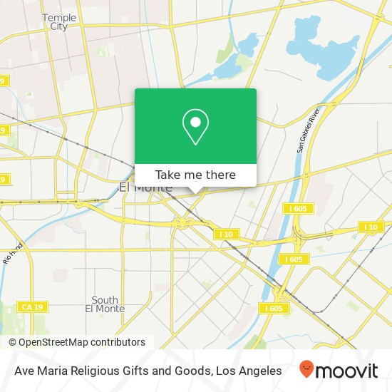 Mapa de Ave Maria Religious Gifts and Goods