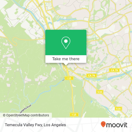 Temecula Valley Fwy map
