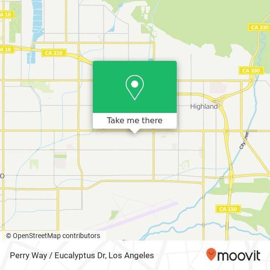 Perry Way / Eucalyptus Dr map