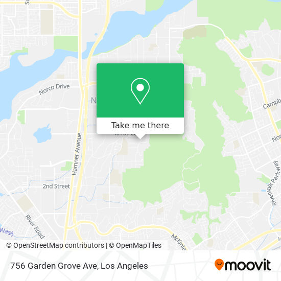 Mapa de 756 Garden Grove Ave