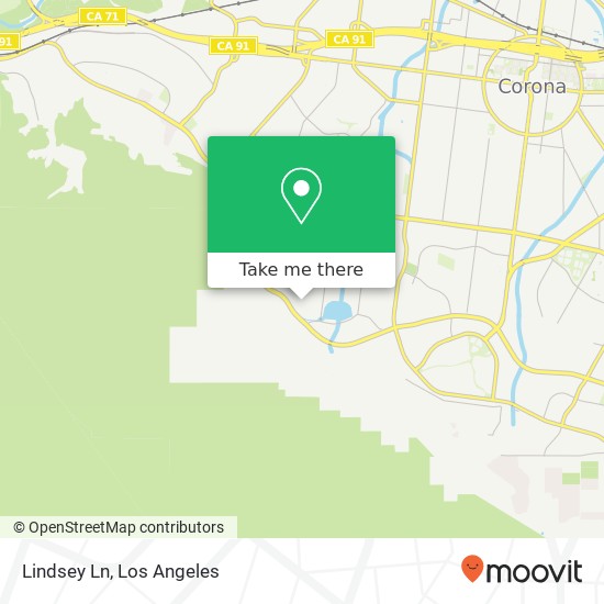 Lindsey Ln map