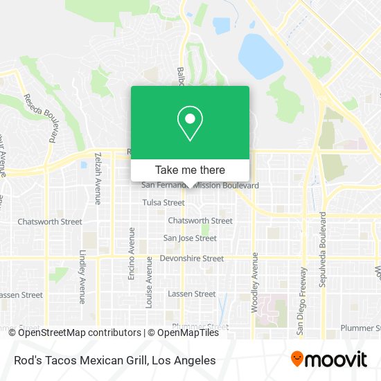 Rod's Tacos Mexican Grill map