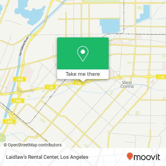 Mapa de Laidlaw's Rental Center