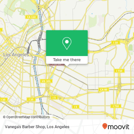 Vanega's Barber Shop map