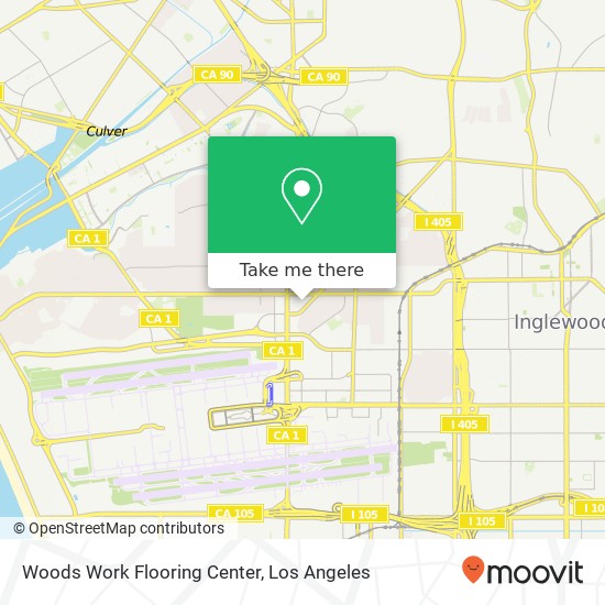 Woods Work Flooring Center map