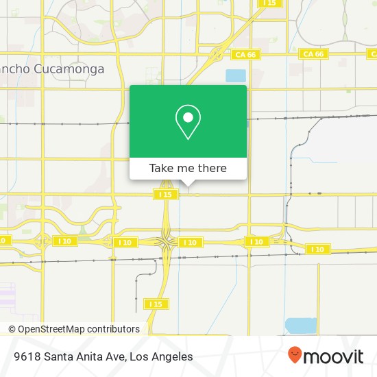 9618 Santa Anita Ave map