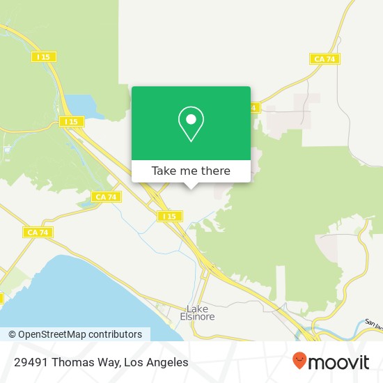 29491 Thomas Way map