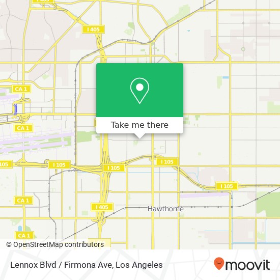Mapa de Lennox Blvd / Firmona Ave