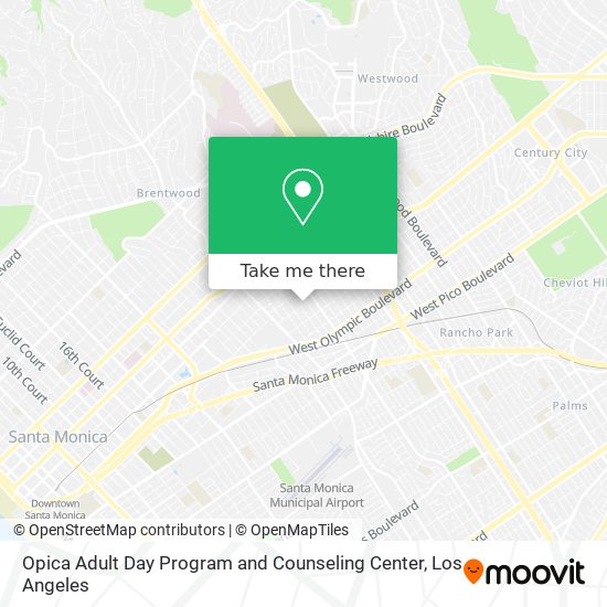 Mapa de Opica Adult Day Program and Counseling Center