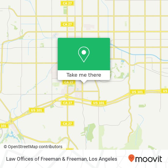 Law Offices of Freeman & Freeman map