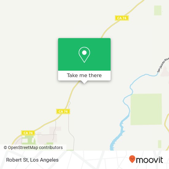 Robert St map