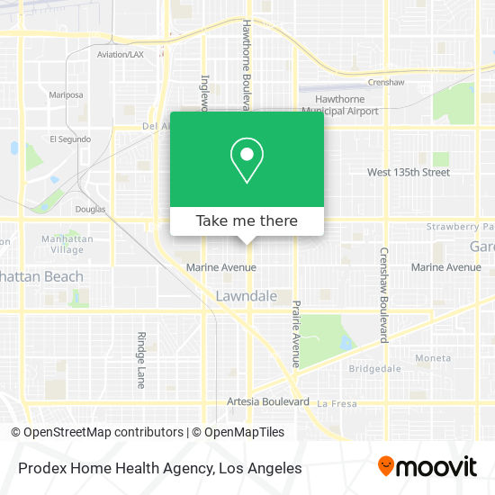 Prodex Home Health Agency map