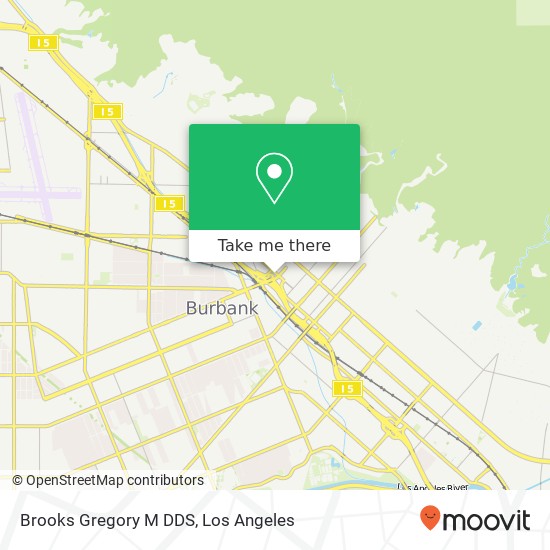 Brooks Gregory M DDS map