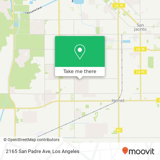 2165 San Padre Ave map