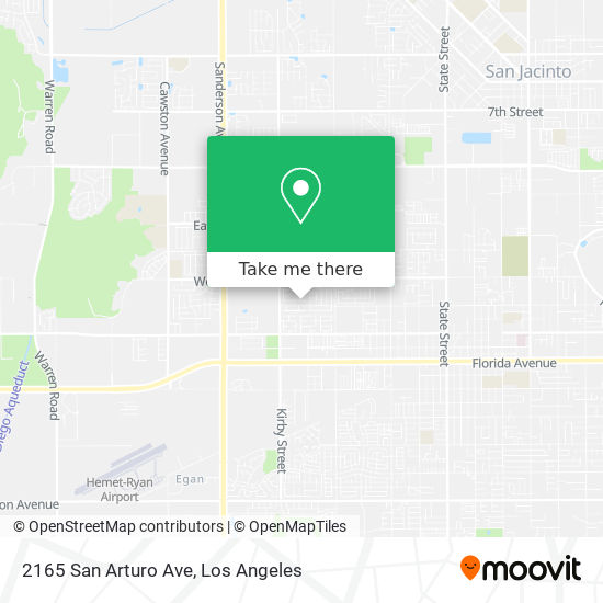 2165 San Arturo Ave map