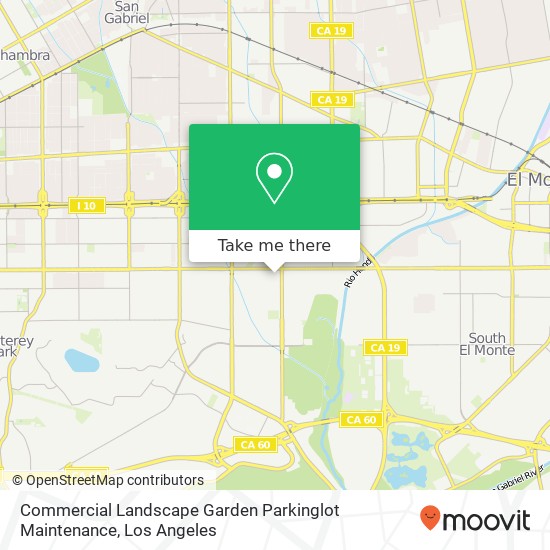 Commercial Landscape Garden Parkinglot Maintenance map
