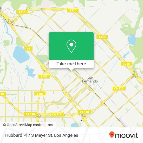 Mapa de Hubbard Pl / S Meyer St