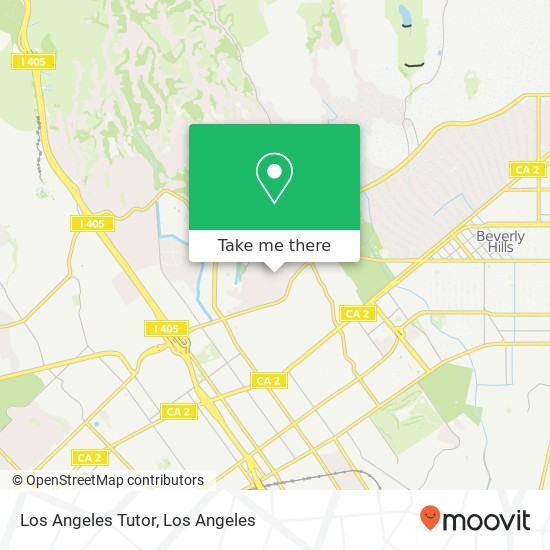 Los Angeles Tutor map